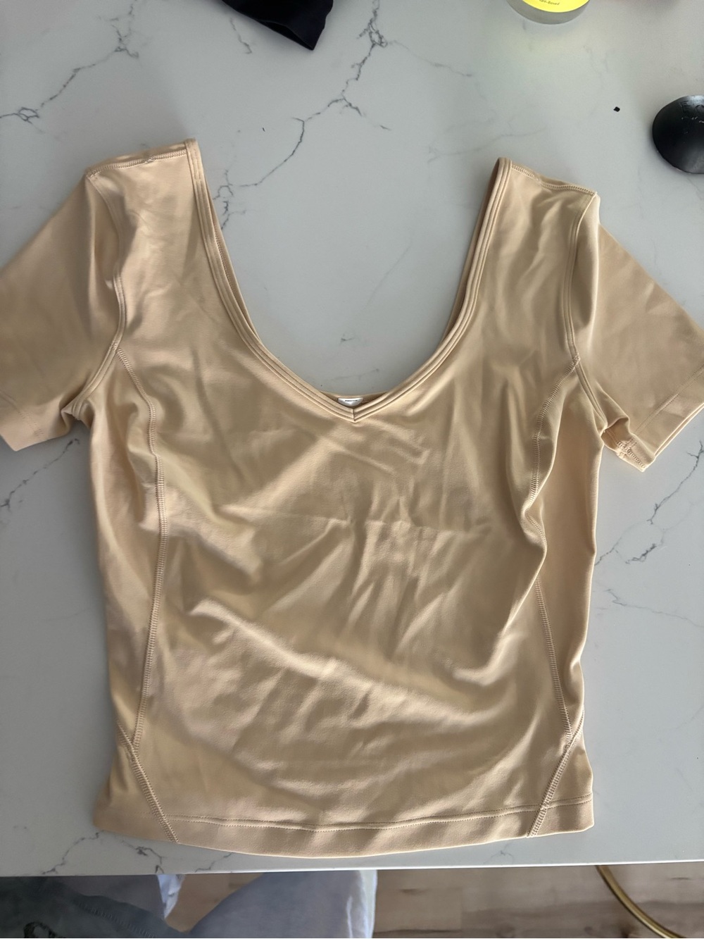 Yellow Lululemon Align T-Shirt